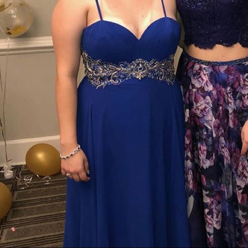Blue Prom/pageant dress - Picture 3 of 3
